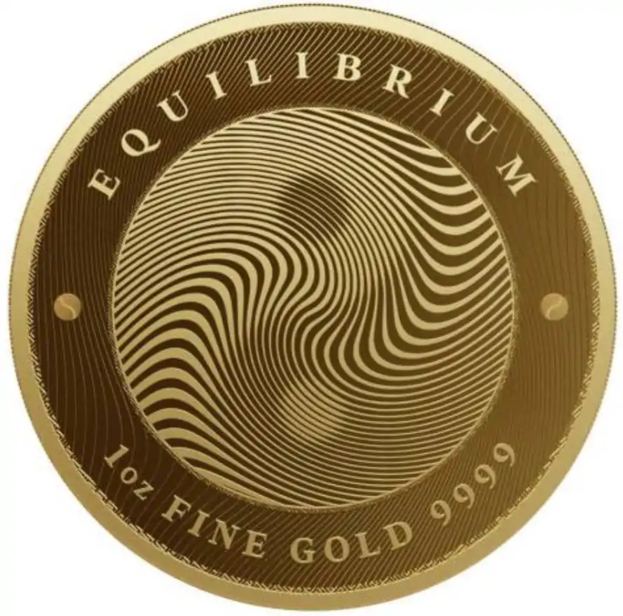 Tokelau Equilibrium 1 uncja 2021 - złota moneta