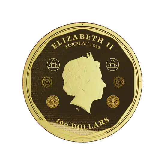 Tokelau Vivat Humanitas 1 uncja 2022 - złota moneta