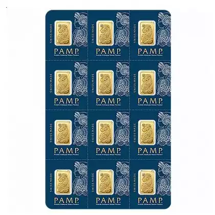 Złota sztabka Pamp 12 x 1g Multigram