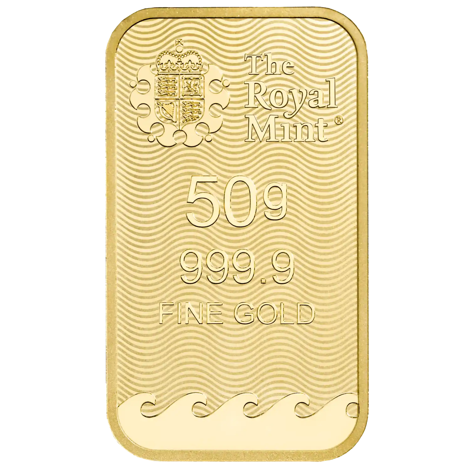 Złota sztabka 50 gramów Britannia Royal Mint