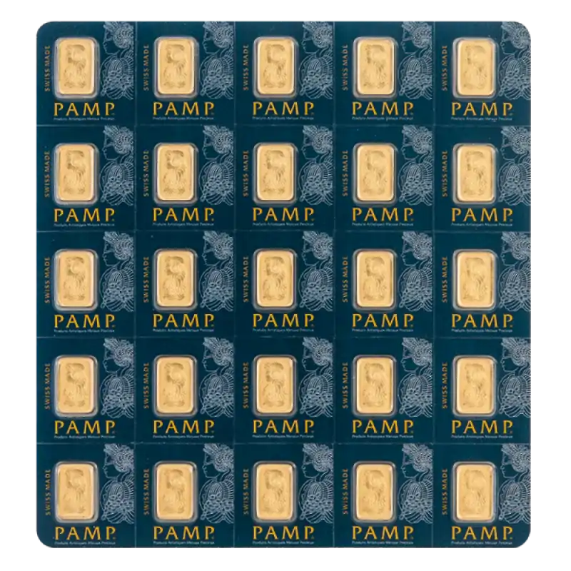 Złota sztabka Pamp 25 x 1g Multigram