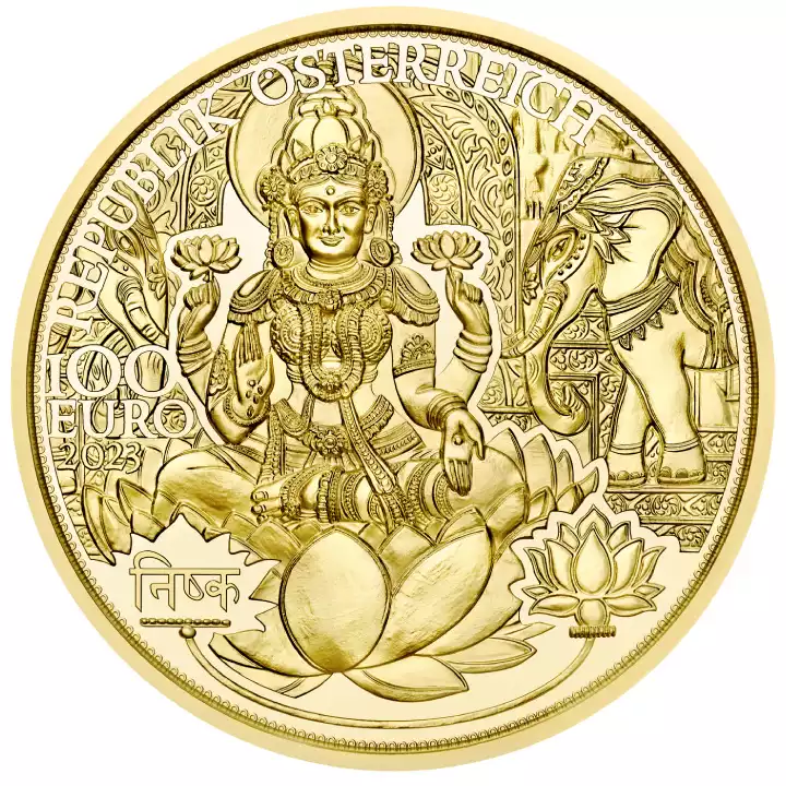 Złoto Indii 1/2 uncji 2023 Proof - złota moneta