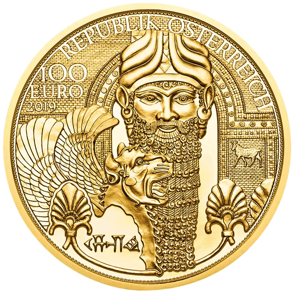 Złoto Mezopotamii 1/2 uncji 2019 Proof - złota moneta
