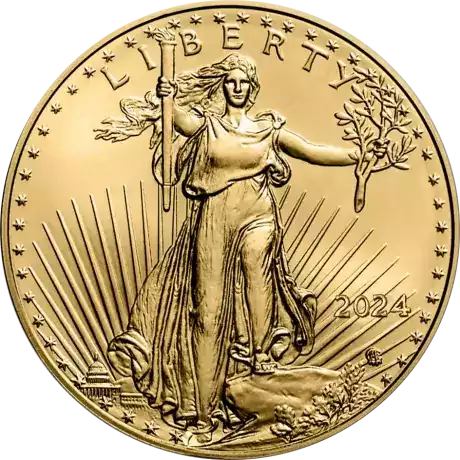 Amerykański Orzeł 1 uncja 2024 - złota moneta