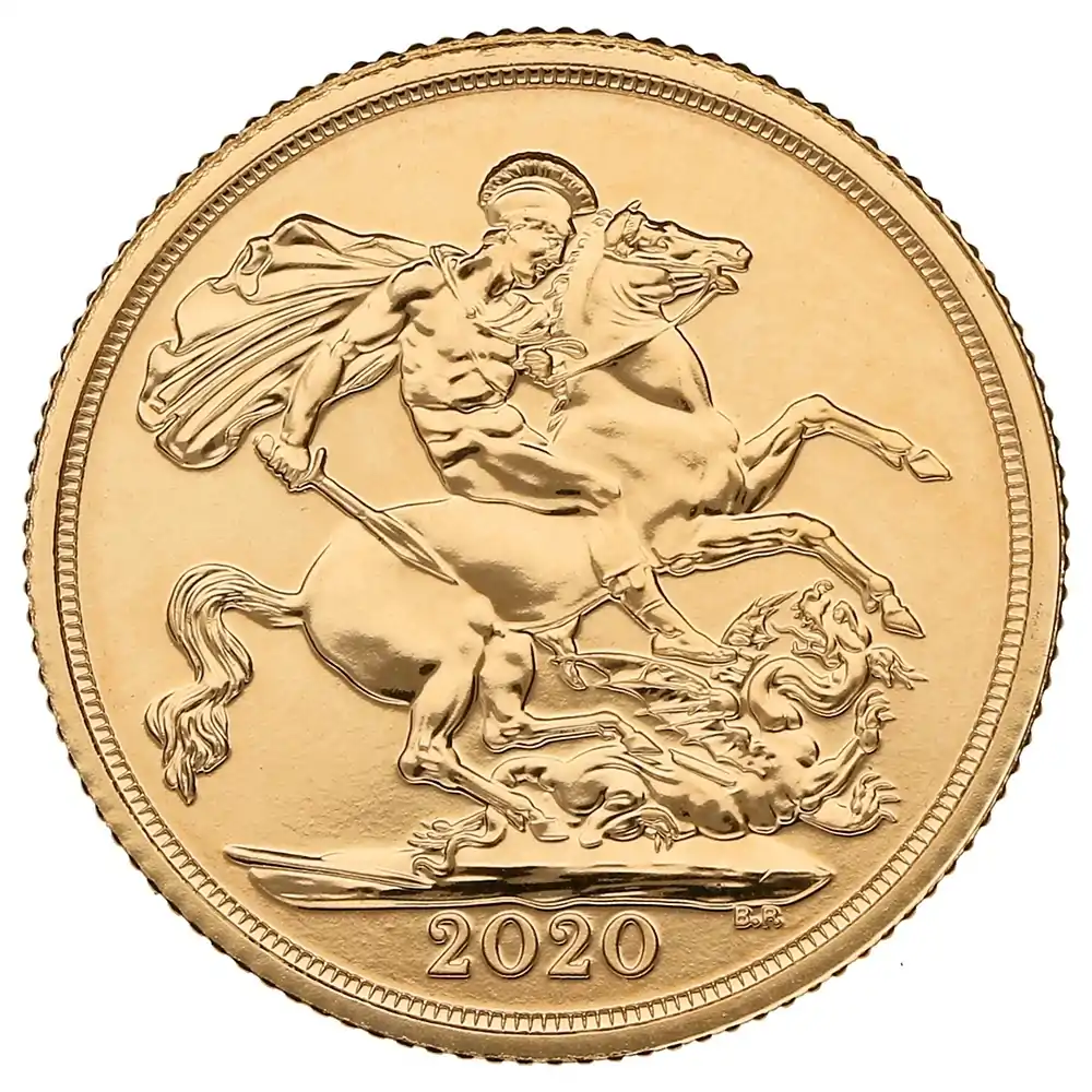 Złoty Brytyjski Suweren 2020 - złota moneta