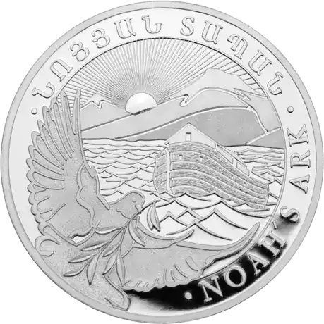 Arka Noego 1 uncja - srebrna moneta