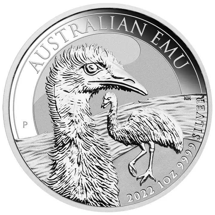 Australijski Emu 1 uncja 2022 - srebrna moneta