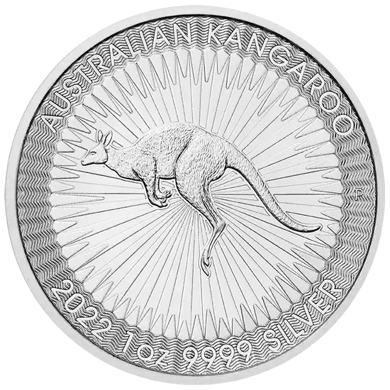 Australijski Kangur zestaw 100 x 1 uncja 2022 - srebrna moneta