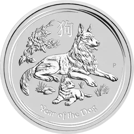 Australijski Lunar: Rok Psa 2018 1 uncja - srebrna moneta