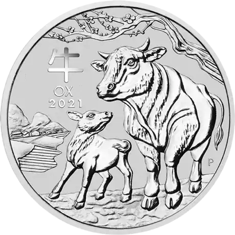 Australijski Lunar 1 uncja - srebrna moneta