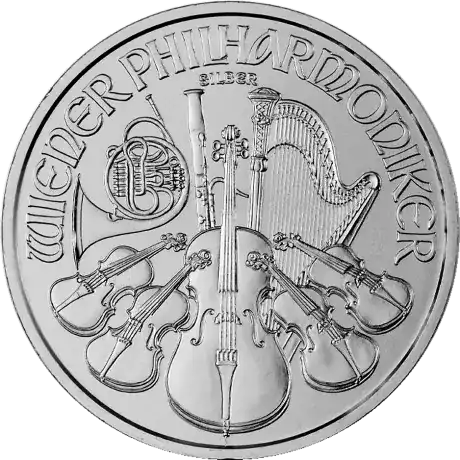 Filharmonicy Wiedeńscy 1 uncja 2023 - srebrna moneta