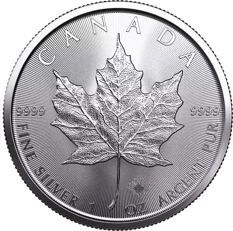 Kanadyjski Liść Klonowy 1 uncja 2023 - srebrna moneta