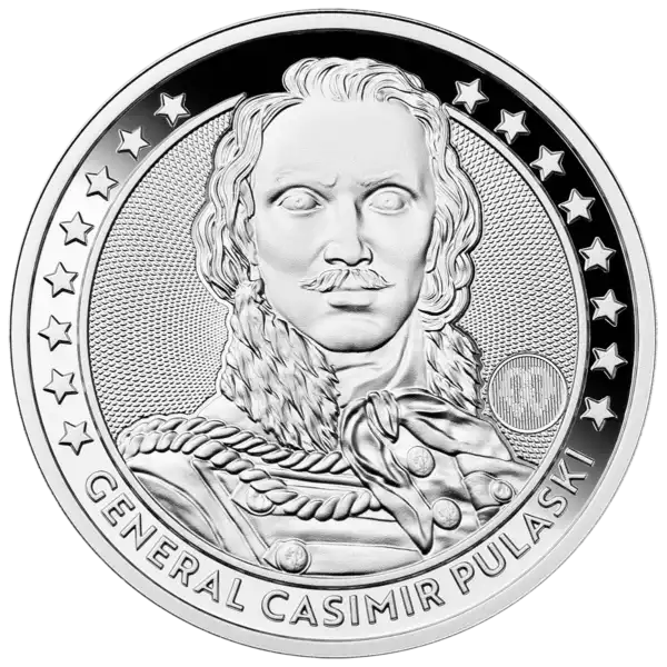 Kazimierz Pułaski zestaw 100 x 1 Talar 1 uncja 2024 - srebrna moneta