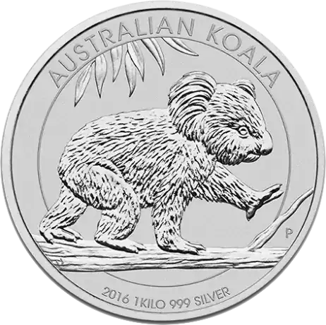 Koala 1 kilogram 2016 - srebrna moneta