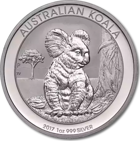 Koala 1 uncja 2017 - srebrna moneta