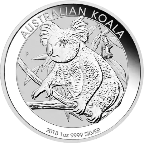 Koala 1 uncja 2018 - srebrna moneta