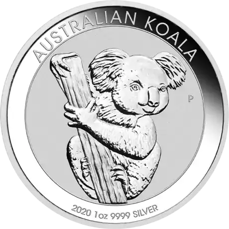 Koala 1 uncja 2020 - srebrna moneta