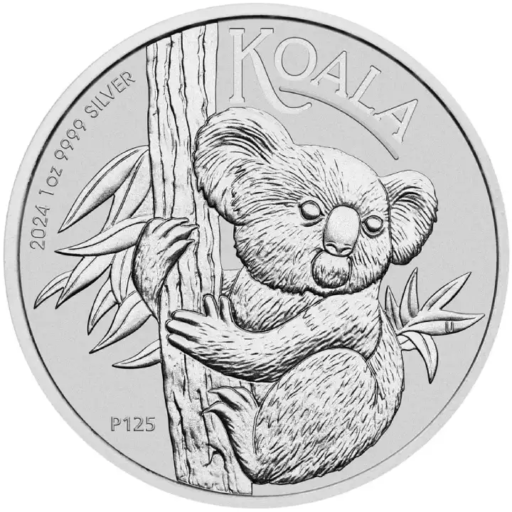 Koala 1 uncja 2024 - srebrna moneta