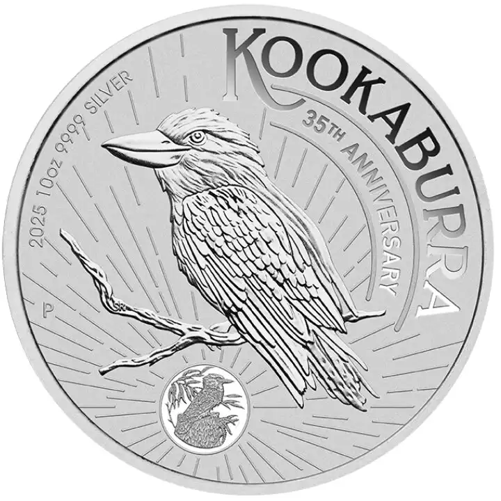 Kookaburra 10 uncji 2025 - srebrna moneta