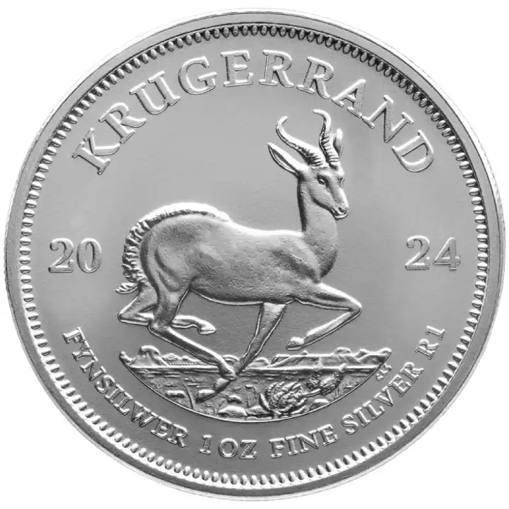Krugerrand zestaw 25 x 1 uncja 2022 - srebrna moneta
