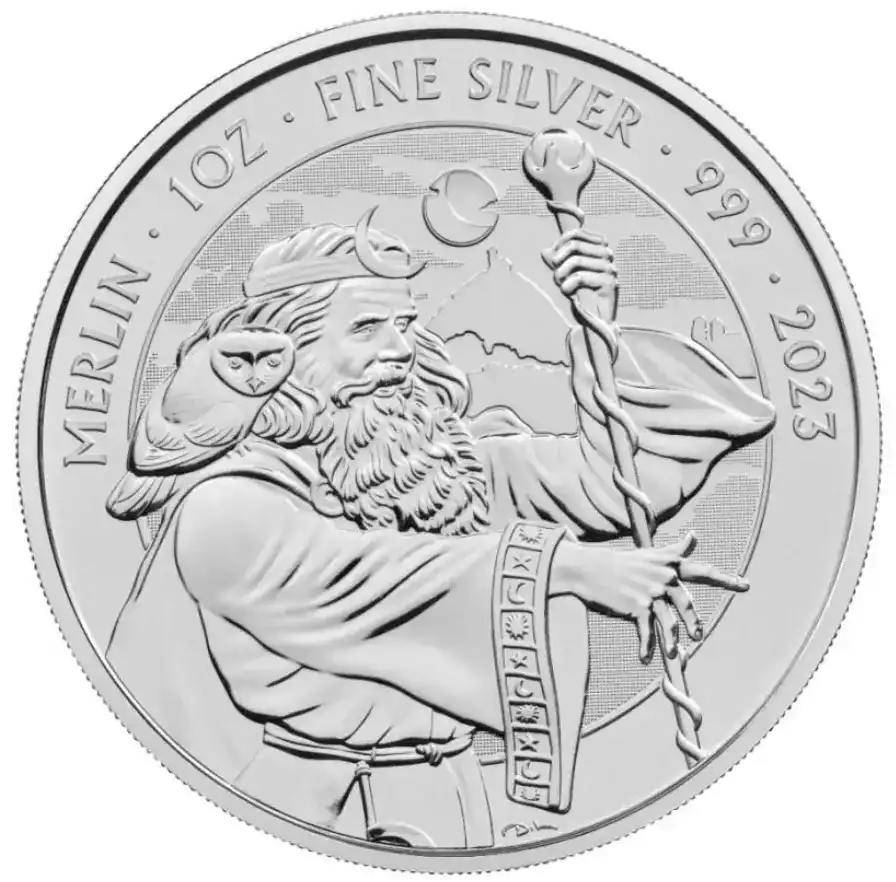 Mity i Legendy: Merlin 1 uncja 2023 - srebrna moneta