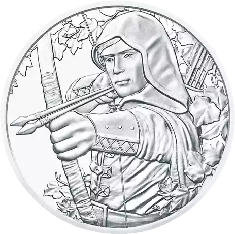 Robin Hood 825. Rocznica 1 uncja 2019 - srebrna moneta