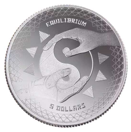 Tokelau: Equilibrium 1 uncja 2020 - srebrna moneta