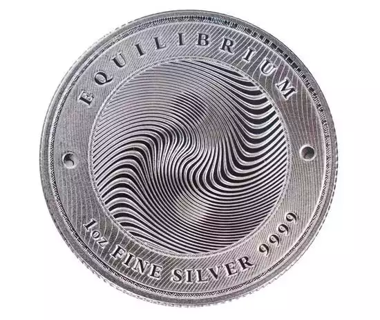 Tokelau: Equilibrium 1 uncja 2021 - srebrna moneta