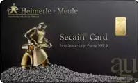 Złota sztabka 0,5 grama Heimerle + Meule