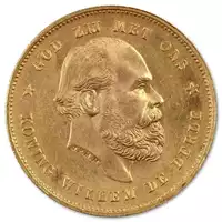 10 Guldenów holenderskich Willem III  - złota moneta