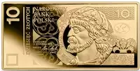 10 zł 2023 Polskie banknoty obiegowe - złota moneta