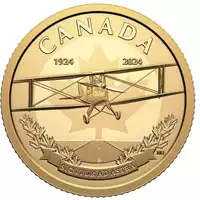 100. rocznica Królewskich Kanadyjskich Sił Powietrznych 2024 Proof - złota moneta