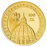 100 zł Papież Jan Paweł II 2005 awers