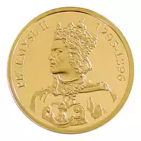 100 zł Poczet królów i książąt polskich Przemysł II (1295-1296) - złota moneta