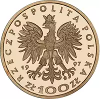 100 zł Stefan Batory 1997 - złota moneta