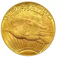 20 Dolarów Złoty Podwójny Orzeł 1924 rewers