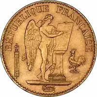 20 Franków Francuskich Anioł - złota moneta