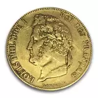 20 Franków Francuskich Louis Philippe I 1830-1848 awers