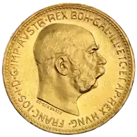20 Koron Austriackich Franciszek Józef I - złota moneta