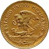 20 Pesos Meksykańskie złota moneta awers