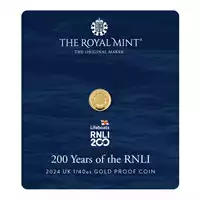200 lecie RNLI 1/40 uncji 2024 Proof - złota moneta