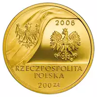 200 zł 100-lecie Szkoły Głównej Handlowej w Warszawie 2006 awers