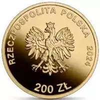 200 zł 160. rocznica śmierci Romualda Traugutta 2024 - złota moneta