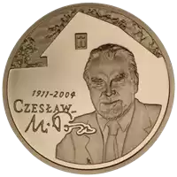 200 zł Czesław Miłosz (1911 - 2004) - złota moneta