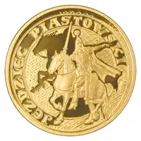 200 zł Historia Jazdy Polskiej Jeździec piastowski 2006 - złota moneta