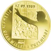 200 zł Polska droga do wolności Wybory 4 czerwca 1989 r. 2009 - złota moneta
