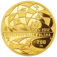 200 zł Polska Reprezentacja Olimpijska Londyn 2012 awers