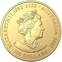 50-lecie Opery w Sydney 1 uncja 2023 złota moneta awers