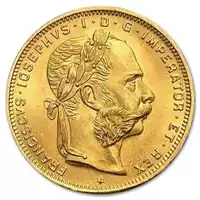 8 Florenów / 20 Franków Węgierskich - złota moneta