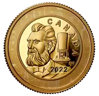 Alexander Graham Bell: Great Inventor 2022 Proof - złota moneta